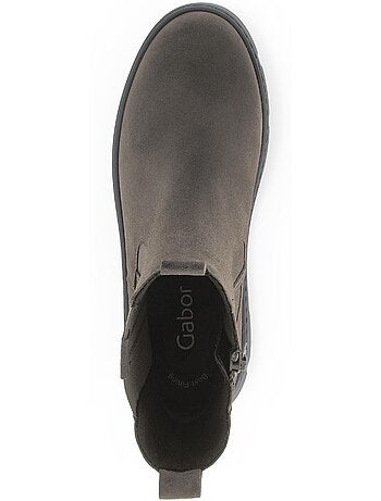 Bottines en cuir