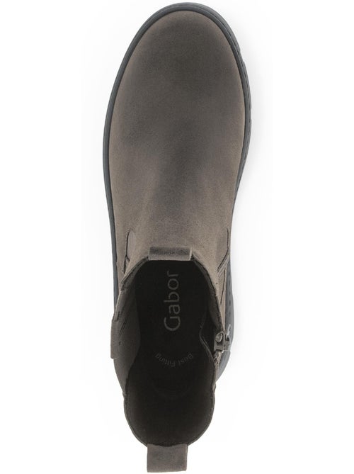 Bottines  en cuir - Kiabi