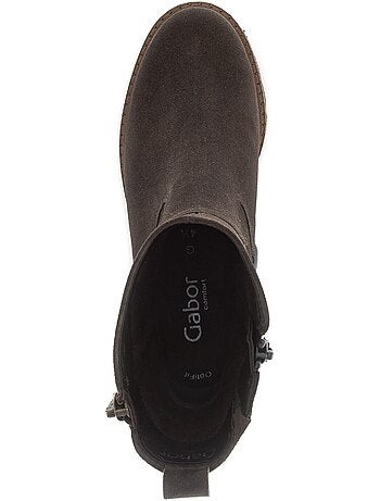 Bottines en cuir