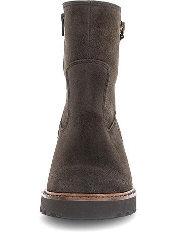 Bottines en cuir