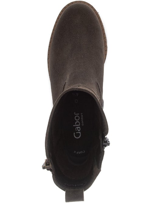 Bottines en cuir - Kiabi Bottines en cuir - Kiabi