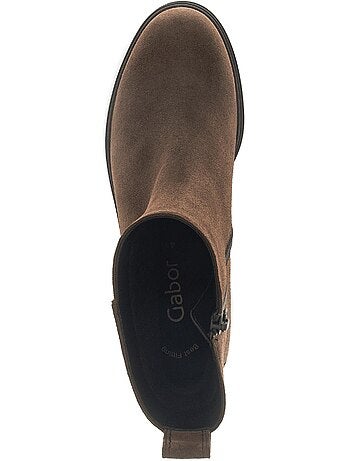 Bottines en cuir