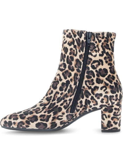 Bottines  en cuir - Kiabi