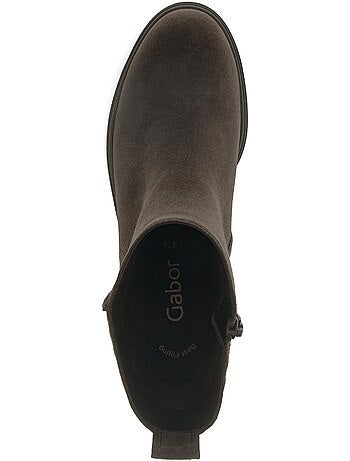 Bottines en cuir