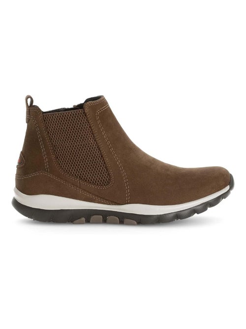 Bottines  en cuir - Kiabi