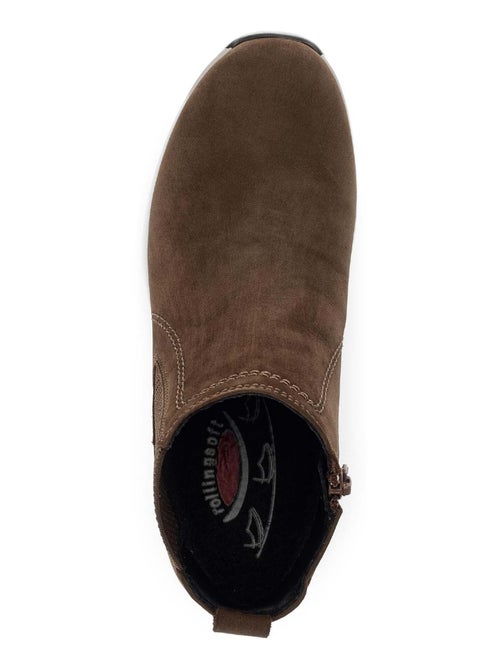 Bottines  en cuir - Kiabi