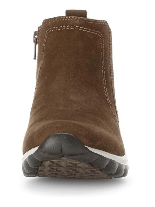 Bottines  en cuir - Kiabi