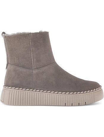 Bottines en cuir