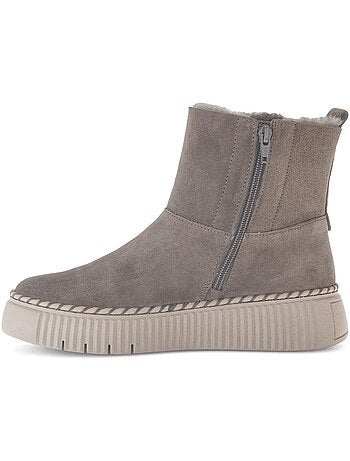 Bottines en cuir