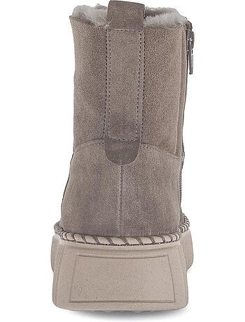 Bottines en cuir