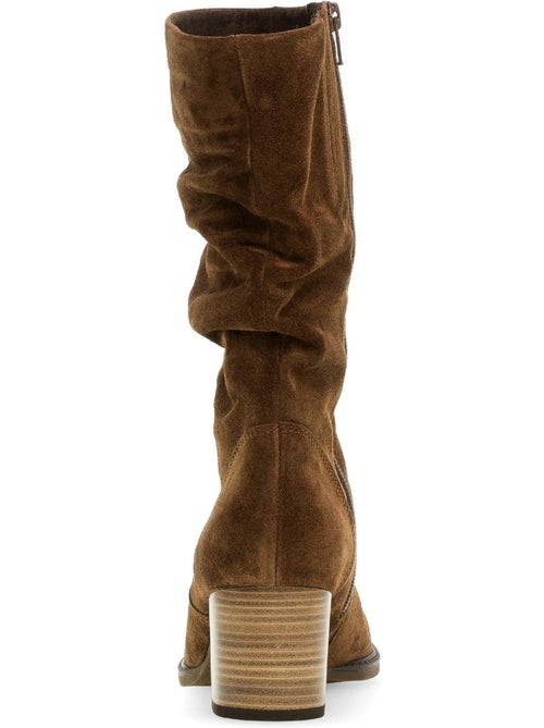 Bottines  en cuir - Kiabi