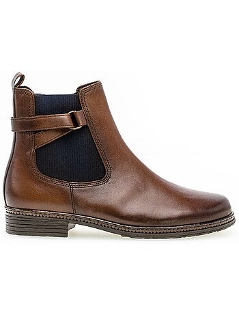 Bottines en cuir