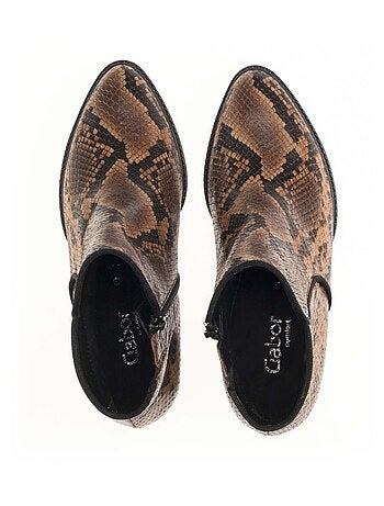 Bottines en cuir