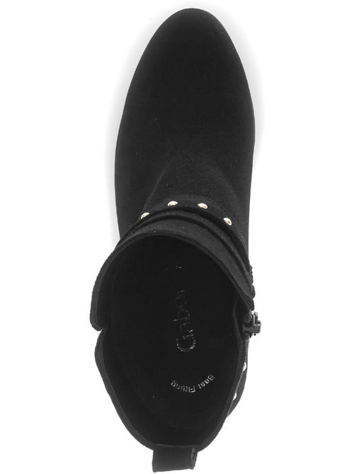 Bottines  en cuir - Kiabi