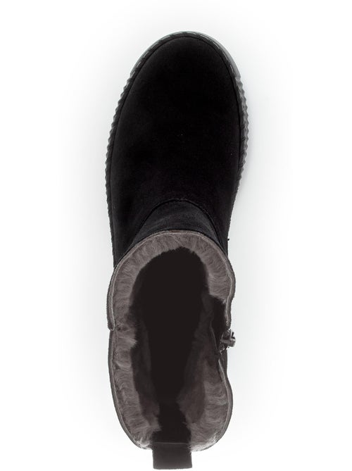 Bottines  en cuir - Kiabi