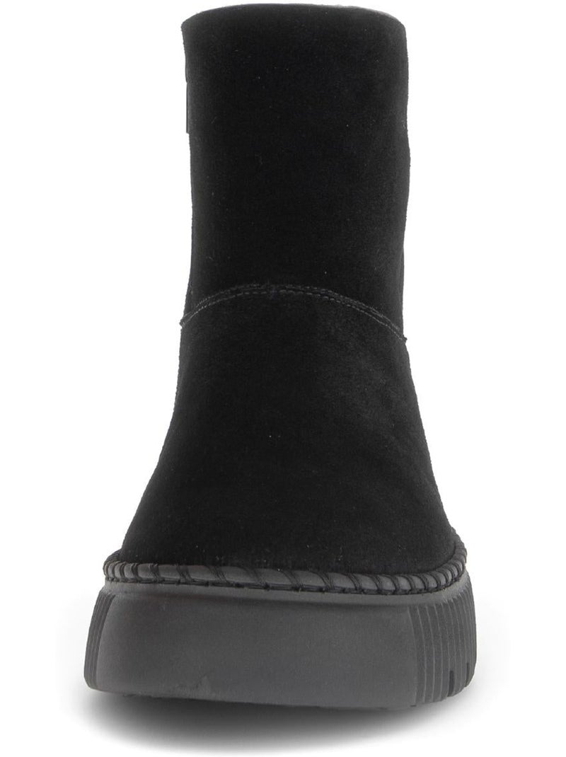 Bottines  en cuir Noir - Kiabi