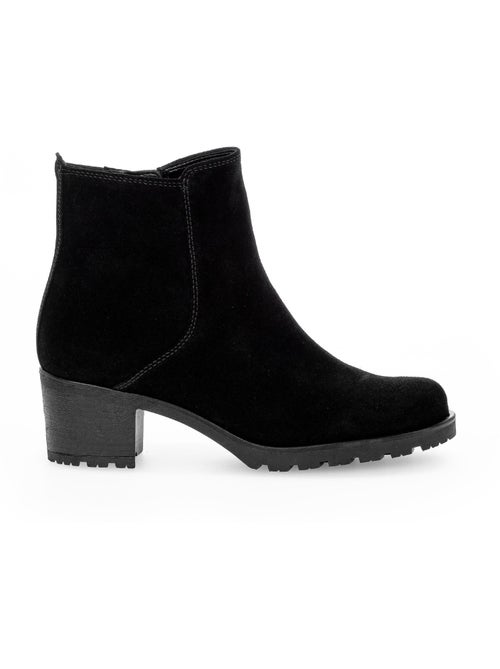 Bottines  en cuir - Kiabi