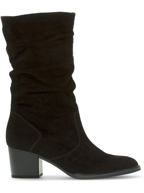 Bottines  en cuir - Kiabi