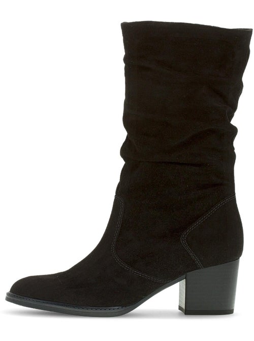 Bottines  en cuir - Kiabi
