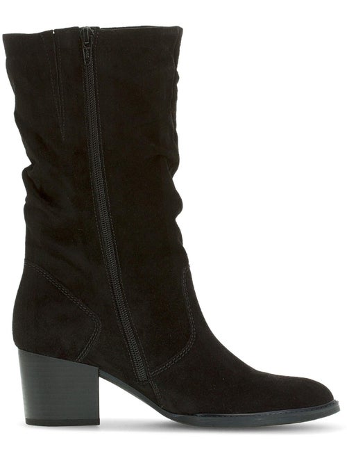 Bottines  en cuir - Kiabi