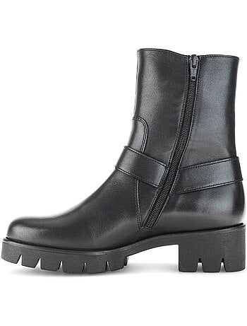 Bottines en cuir