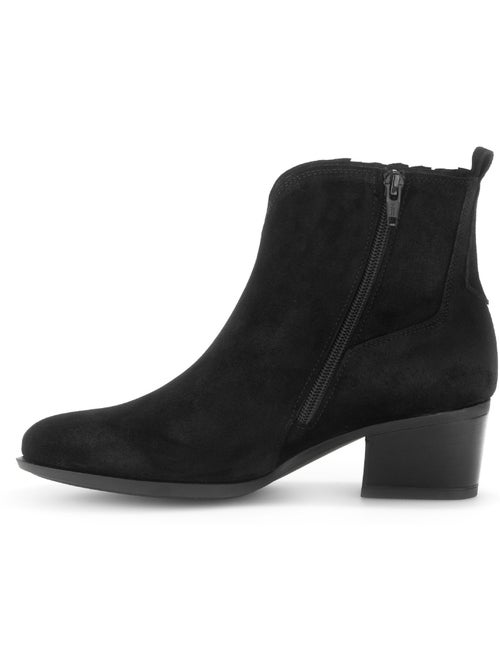 Bottines  en cuir - Kiabi