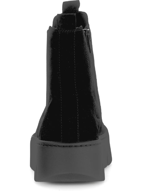 Bottines  en cuir - Kiabi