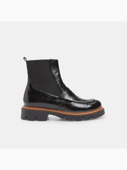 Bottines en Cuir - Kiabi