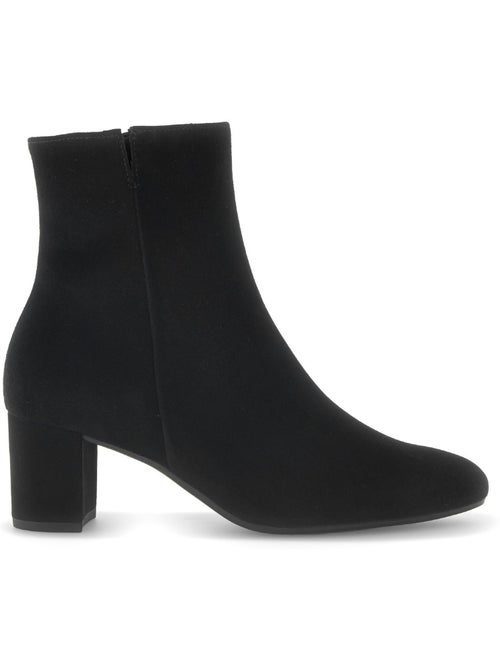Bottines  en cuir - Kiabi