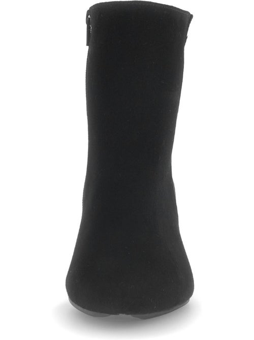 Bottines  en cuir - Kiabi