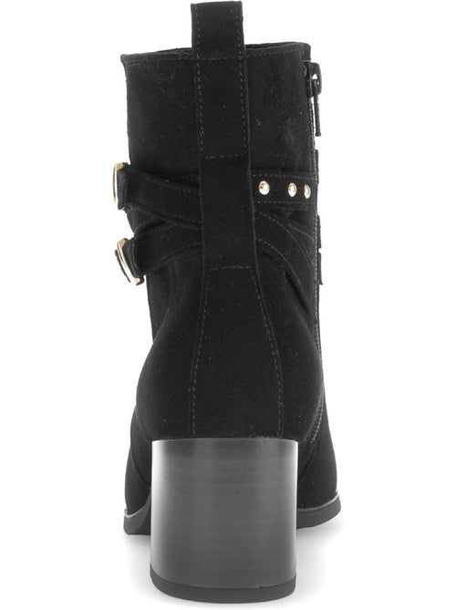 Bottines en cuir - Kiabi Bottines en cuir - Kiabi