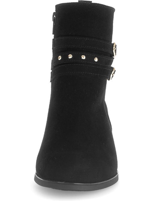 Bottines en cuir - Kiabi Bottines en cuir - Kiabi