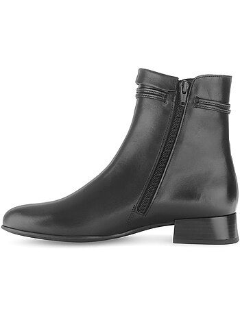 Bottines en cuir