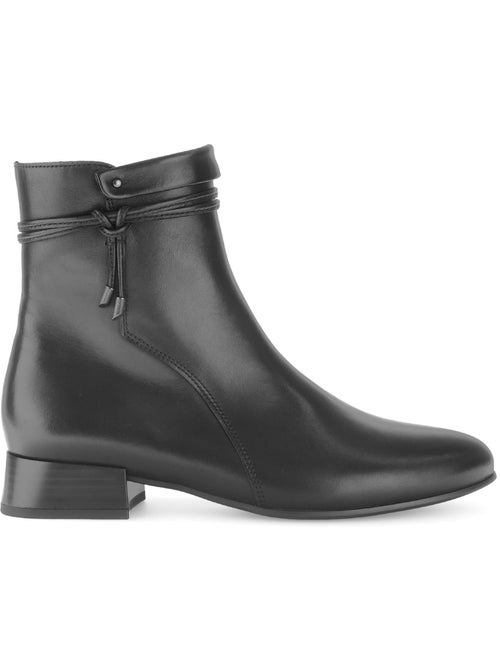Bottines  en cuir - Kiabi