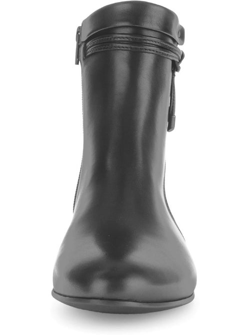 Bottines  en cuir - Kiabi