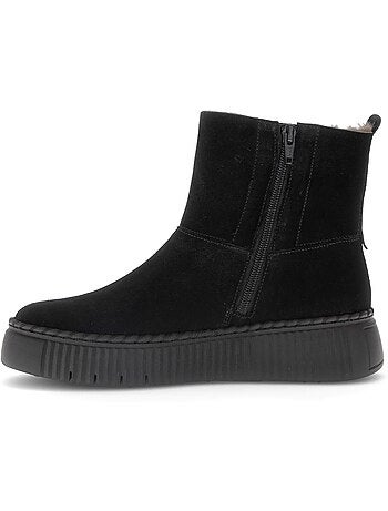 Bottines en cuir
