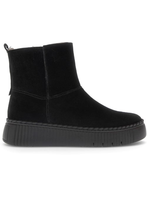 Bottines  en cuir - Kiabi