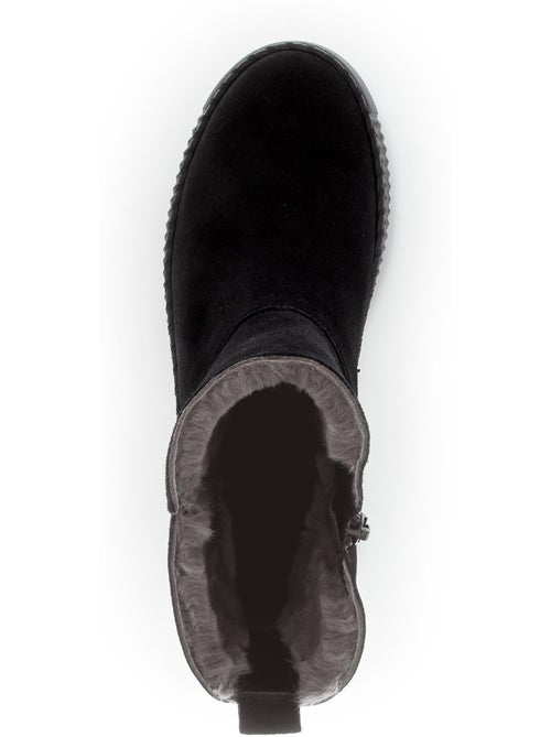 Bottines  en cuir - Kiabi