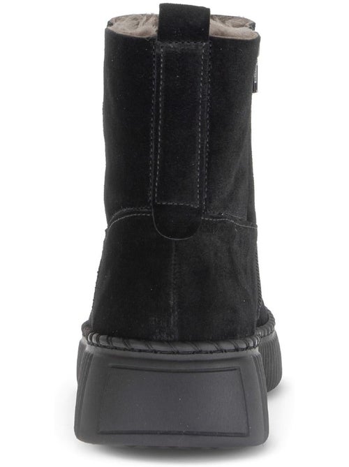 Bottines  en cuir - Kiabi