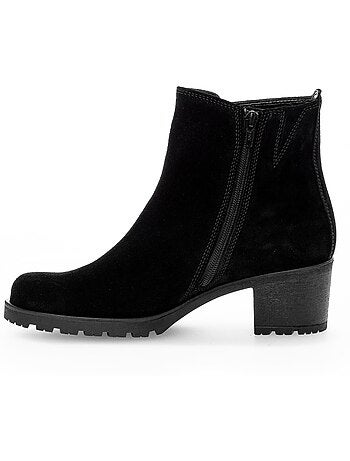 Bottines en cuir