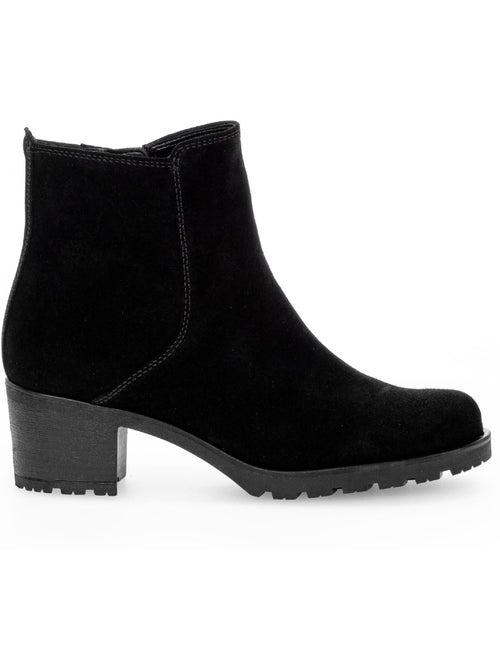 Bottines  en cuir - Kiabi