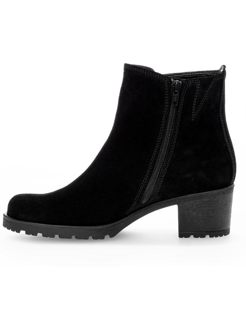 Bottines  en cuir - Kiabi
