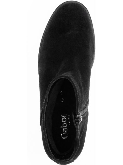Bottines  en cuir - Kiabi