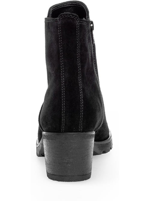 Bottines  en cuir - Kiabi
