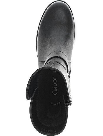 Bottines en cuir