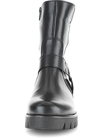 Bottines en cuir