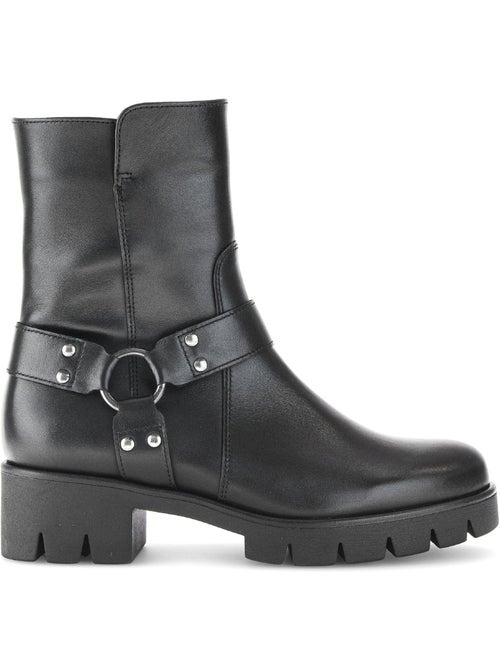 Bottines en cuir - Kiabi Bottines en cuir - Kiabi