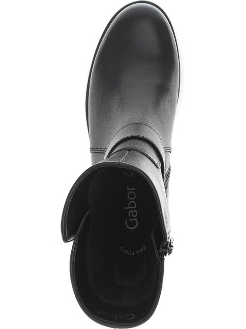 Bottines en cuir - Kiabi Bottines en cuir - Kiabi
