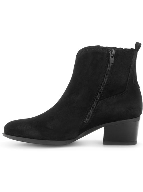 Bottines  en cuir - Kiabi