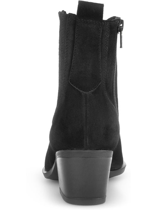 Bottines  en cuir - Kiabi